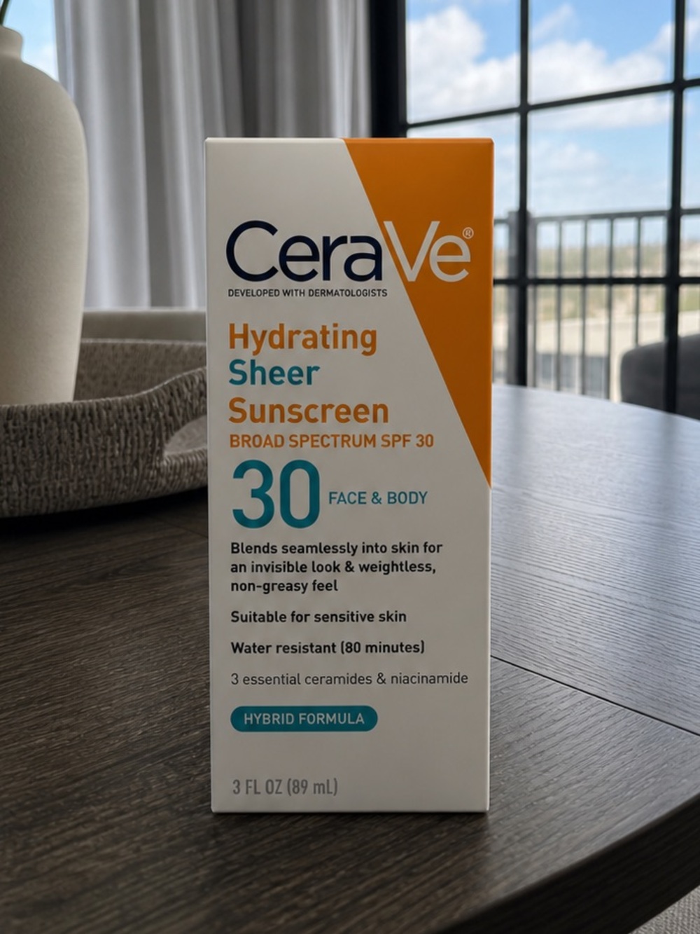 CeraVe Hydrating Sheer Sunscreen SPF 30